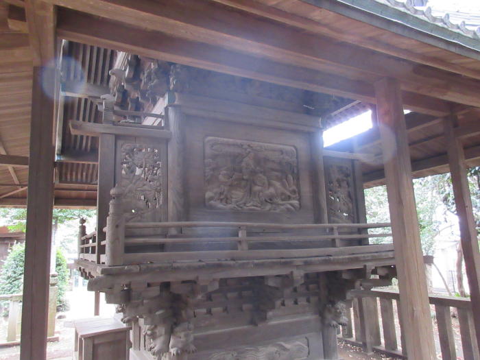 神社裏面
