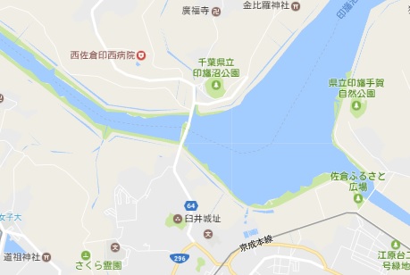 地図上の位置