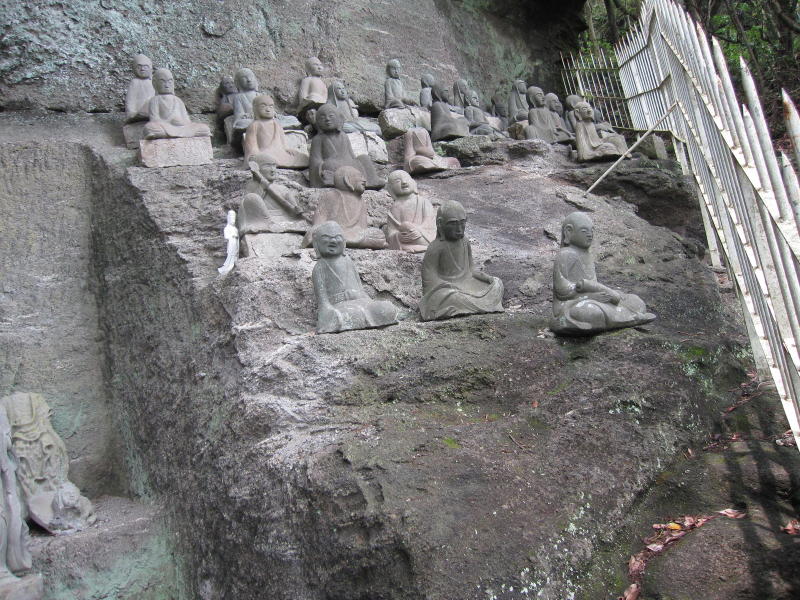 羅漢エリアの諸仏